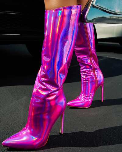 Bright Colors Women Fashio Boots