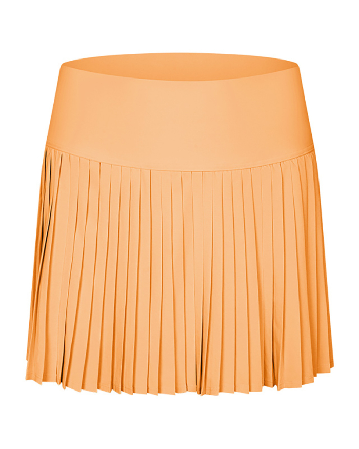 Women Golf Quick Dry High Waist Pocket Pleated Tennis Skirt 4-12