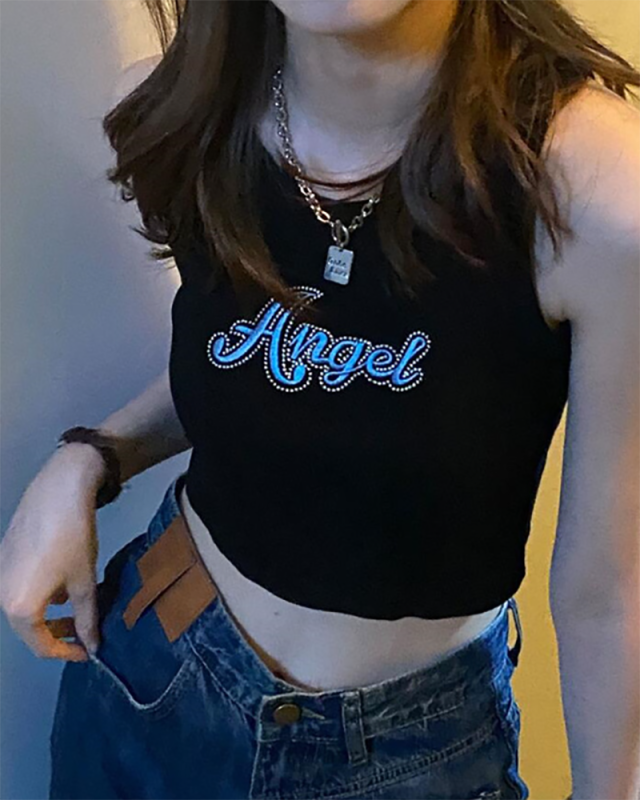 Hot Girl Short Vest Cheap Price Wholesale Vest