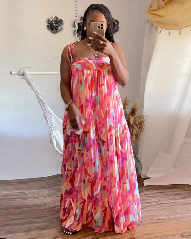 Loose Style Women Holiday Loose Jumpsuit L-3XL