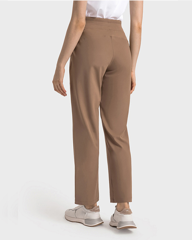 Women High Waist Loose Soft Cosy Sports Running Pants Yoga Bottoms 4-12