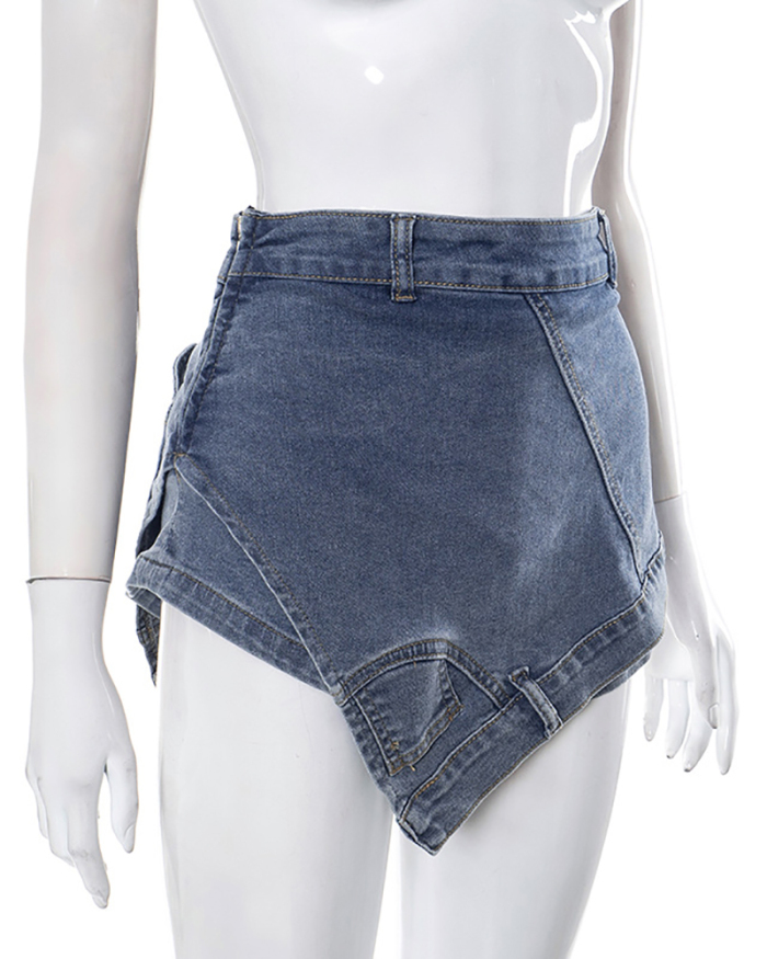 Jean Blue Hot Girl Skirts