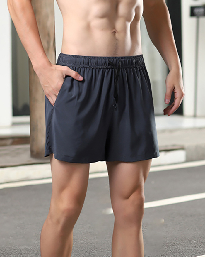 Men's Outside Lined Running Sports Shorts M-3XL