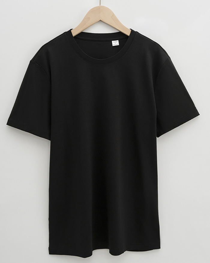 100% Cotton 190g O-Neck Men's Bacic Short Sleeve T-shirt S-4XL