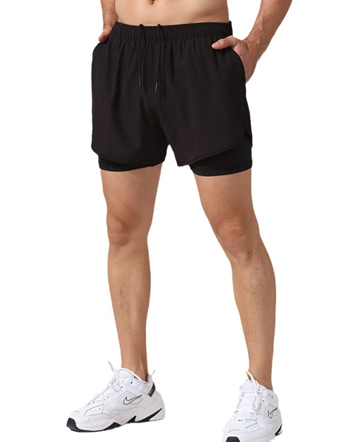Summer Men's Loose Basketball Lined Sports Shorts S-2XL