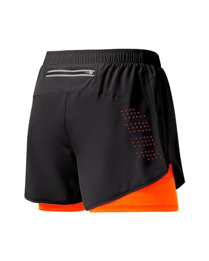 Summer Men's Loose Basketball Lined Sports Shorts S-2XL