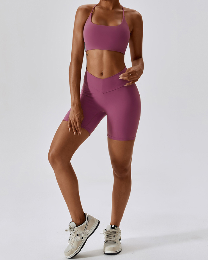 Hot Sale Summer New Outside Running Wear Sports Bra Yoga Tops Black Orange Red Blue White Purple S-XL