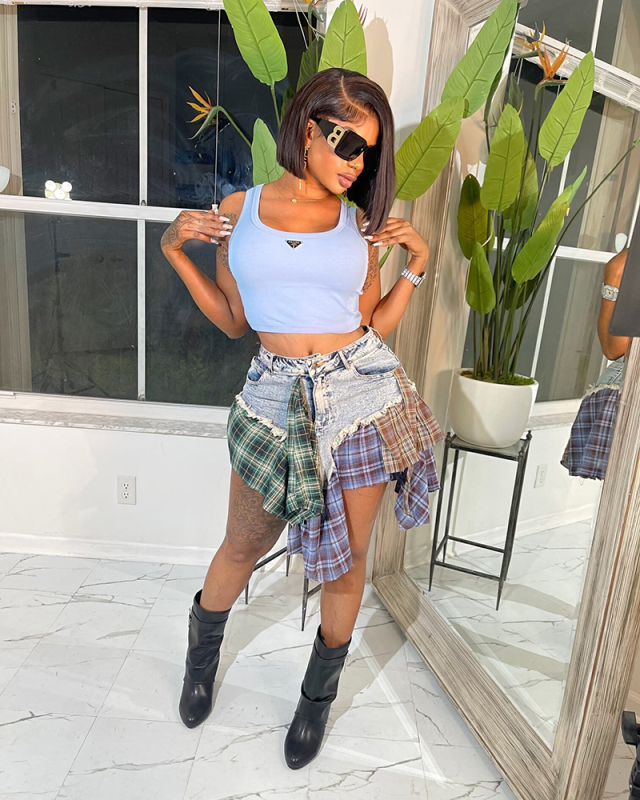 Jean Irregular Women Summer Shorts