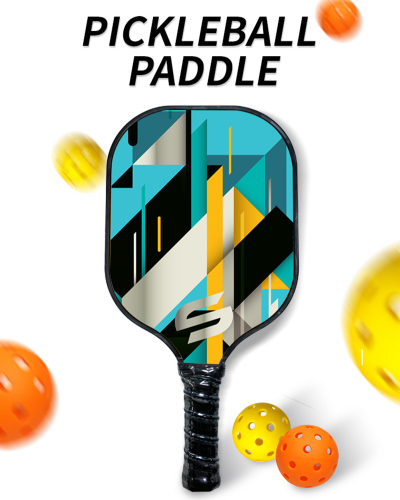 Pickleball Paddles Set of 2, 2023 USAPA Approved, Carbon Fiber Surface (CHS), Polypropylene Honeycomb Core, Anti-Slip Sweat-Absorbing Grip, 4 Pickleball, Portable Carry Bag