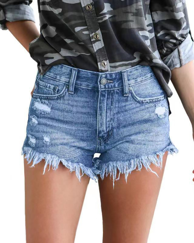 Women Short Jean Cotton Shorts