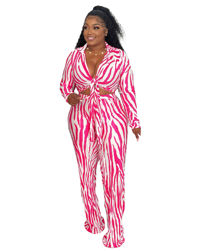 Long Sleeve Women Autumn Hot Two Piece Pant Set S-XXL