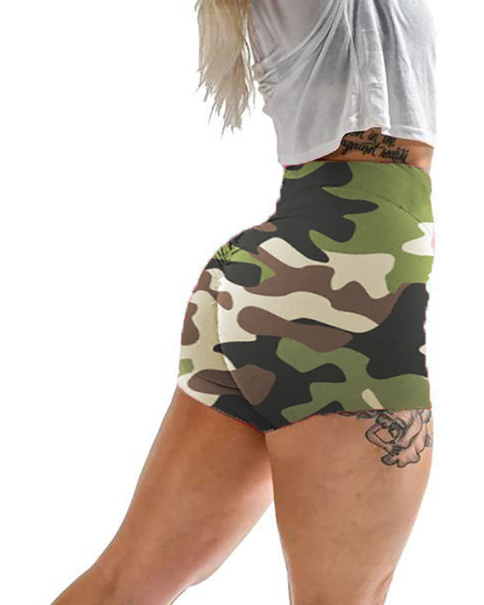 Wholesale Camo Printed Sports Shorts S-XL