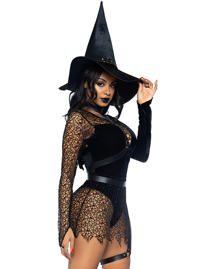 Halloween Costume Demon Witch Costume Seduction Role-Play Nightclub Party Costume