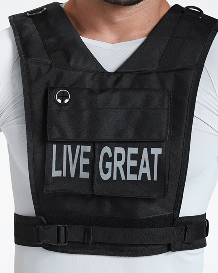 New Outdoor Tactical Vest Outdoor Adventure Equipment Vest Men Wear Multi-Functional Sports Backpack