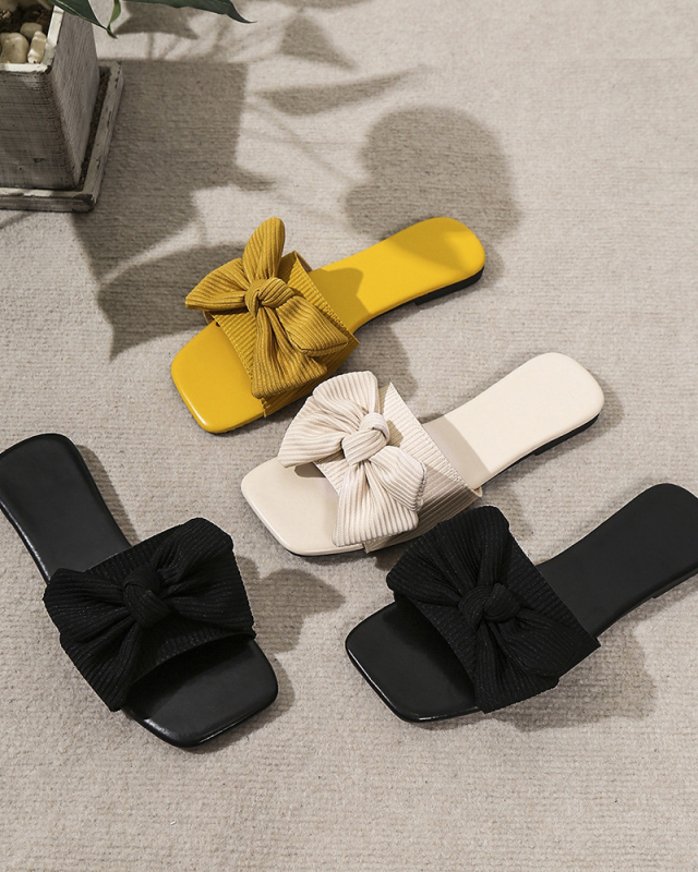 Flat sandals Women Bow Tie Sandals