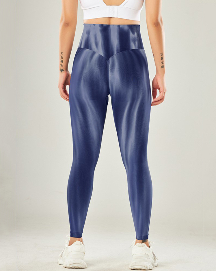 Aurora Printing Seamless Tie Dye High Waist Yoga Pants Leggings S-L