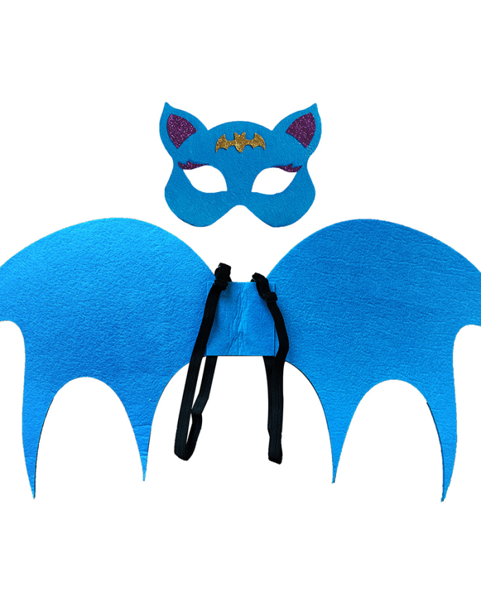 Children bat wings mask set party cosplay performance costumes props toys