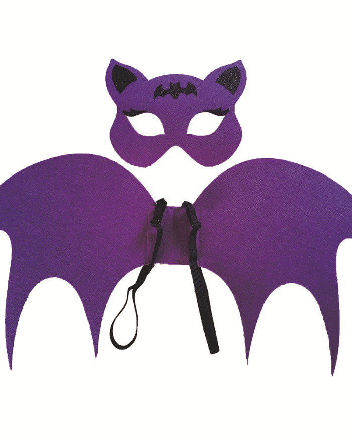 Children bat wings mask set party cosplay performance costumes props toys
