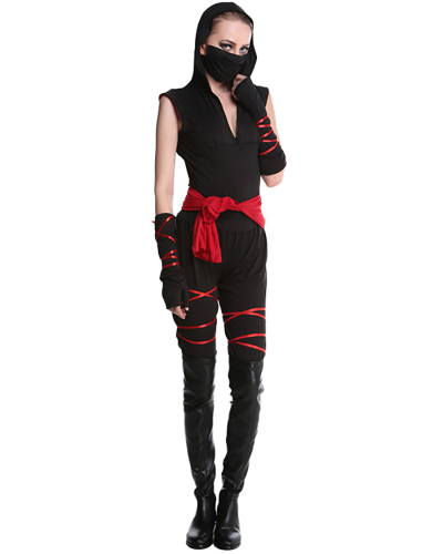 Ladies Role Play Female Naruto Female Samurai Halloween Costumes Ninja Stage Game Uniforms
