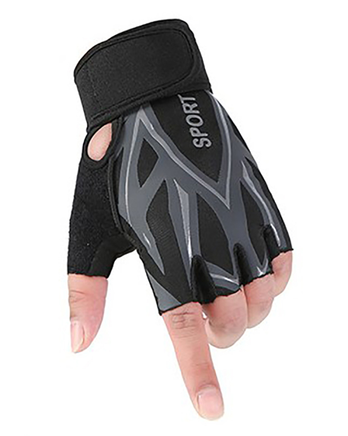 Fitness Half-Finger Equipment Cycling Bike Wide Range Non-Slip Silicone Palm Gloves