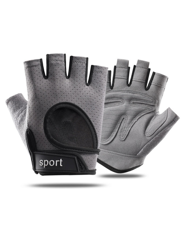 Cycling Gloves Men's And Women's Half-Finger Non-Slip Breathable Shock Absorbent Equipment Gym Bike Outdoor Sports Gloves