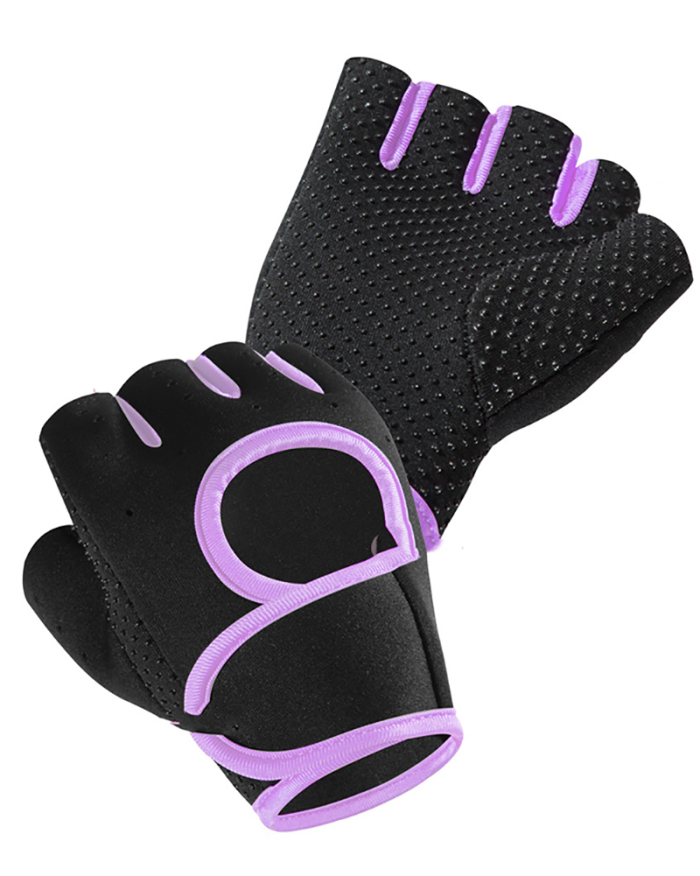 Sports Gloves Dumbbell Equipment Training Non-Slip Breathable Fitness Cycling Rock Climbing Half Finger Gloves Wrist Protection From Cocoon
