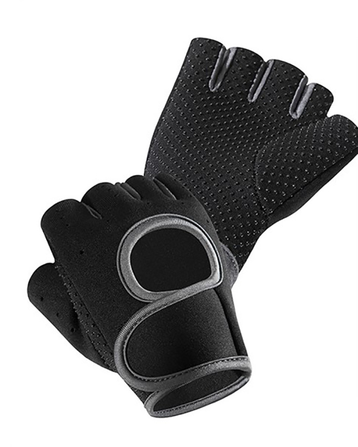 Sports Gloves Dumbbell Equipment Training Non-Slip Breathable Fitness Cycling Rock Climbing Half Finger Gloves Wrist Protection From Cocoon