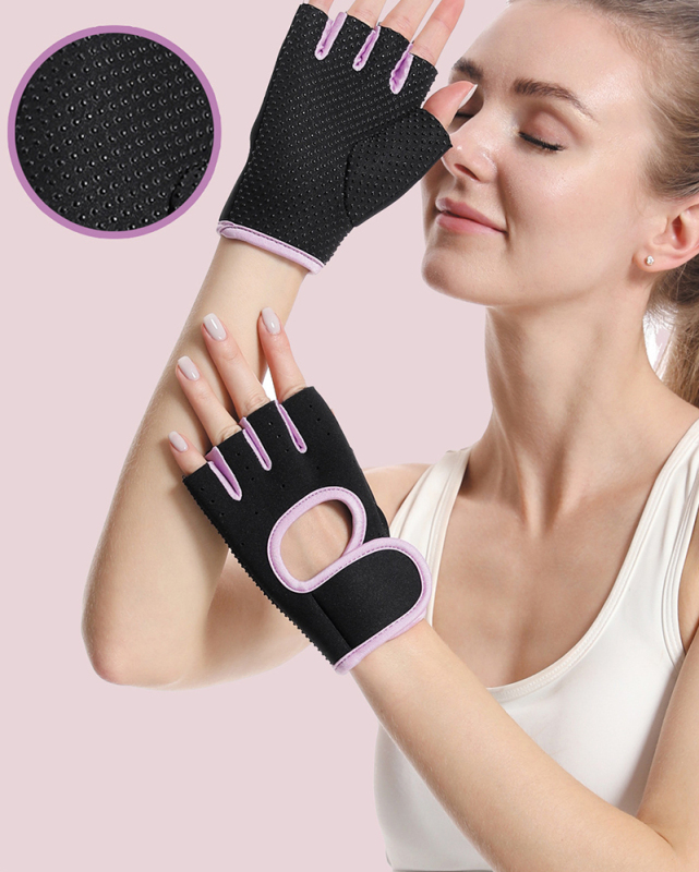 Sports Gloves Dumbbell Equipment Training Non-Slip Breathable Fitness Cycling Rock Climbing Half Finger Gloves Wrist Protection From Cocoon