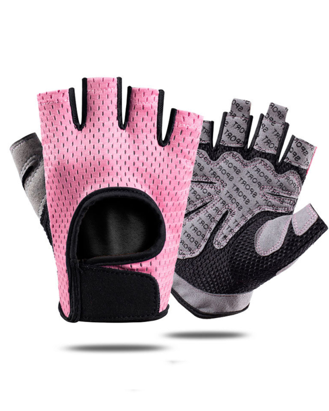 Cycling Half Finger Non-Slip Breathable Shock Absorbent Equipment Gym Outdoor Sports Cycling Gloves