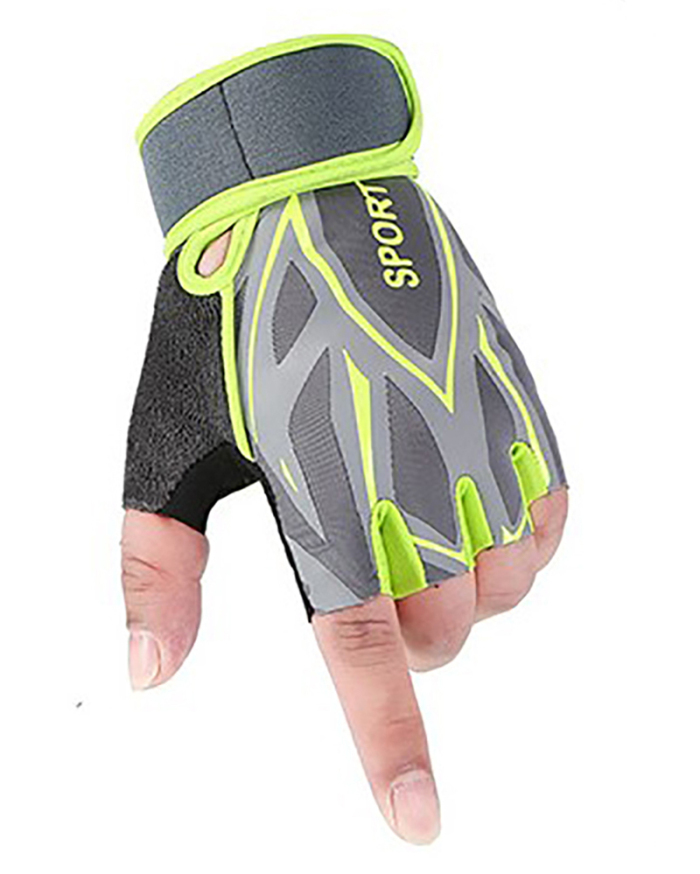 Fitness Half-Finger Equipment Cycling Bike Wide Range Non-Slip Silicone Palm Gloves
