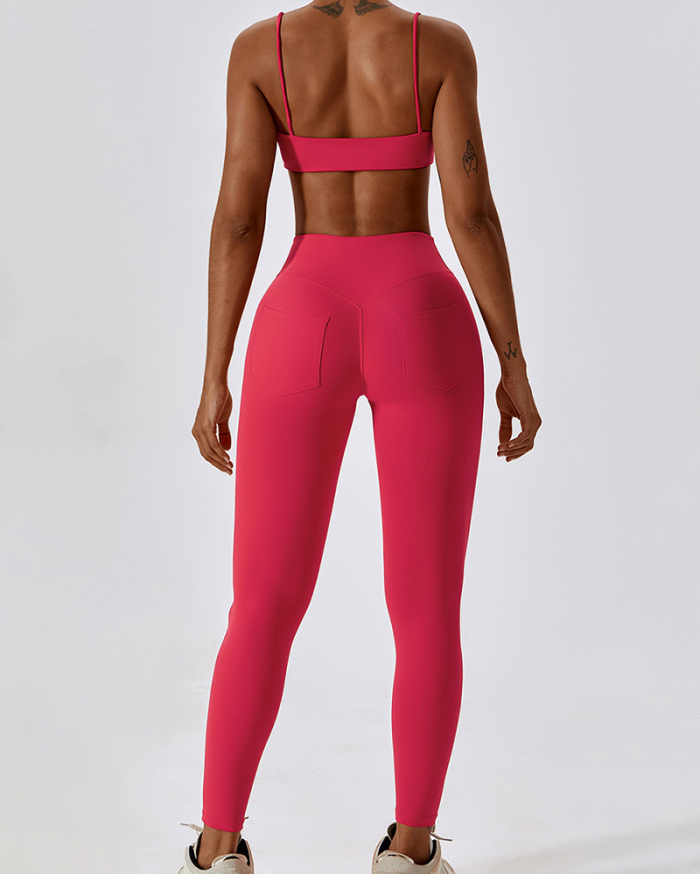 Women Good Quality Quick Dry Pants Sets Yoga Two-piece Sets S-XL