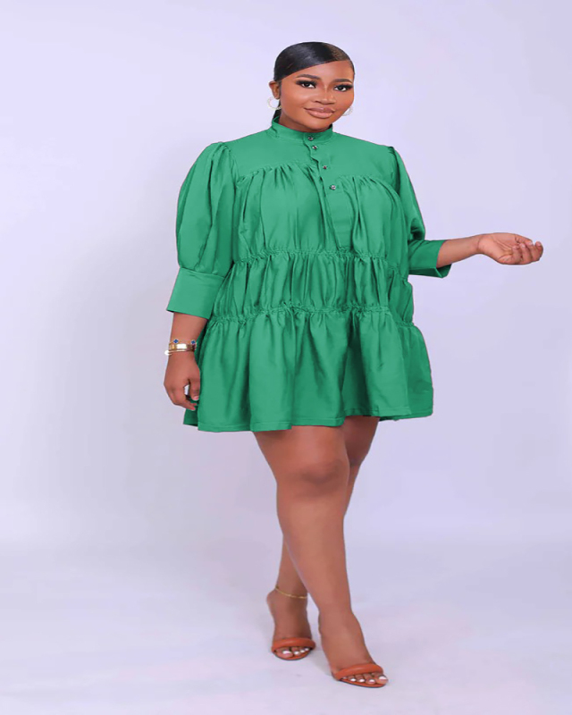 Loose Style Comfort Women New Short Dress S-XL