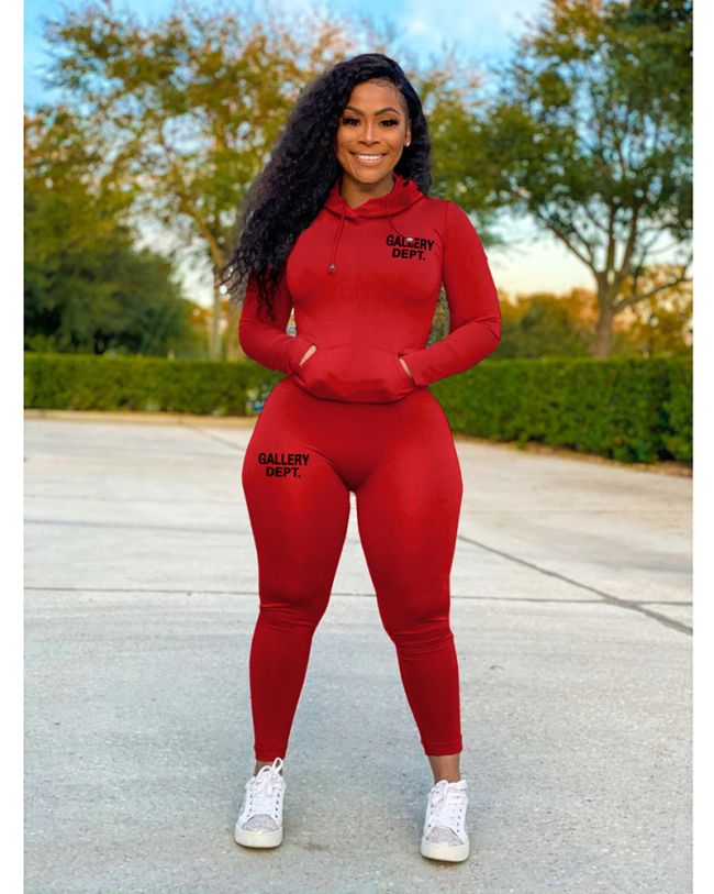 Sporty Women Autumn Winter Casual Two Piece Outfits S-XXL