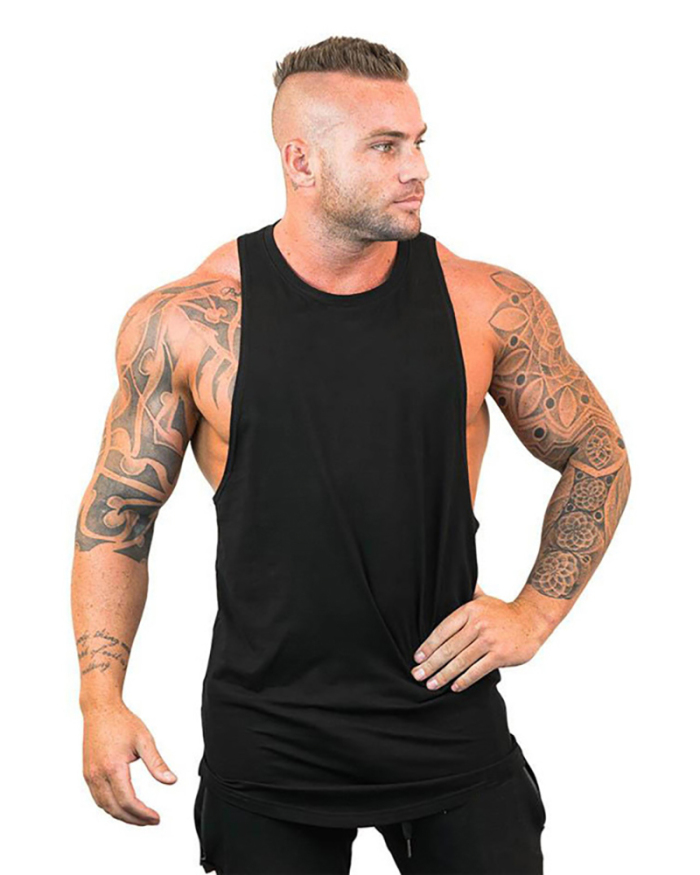 Strong Men's Sleeveless T-shirt Sports Fitness GYM Vest M-3XL