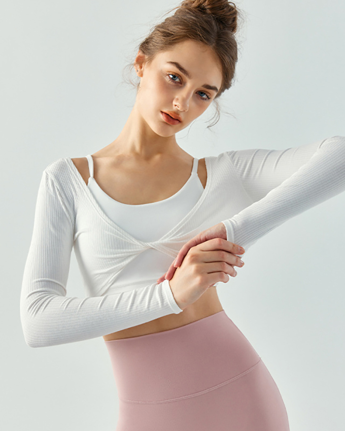 Women Thin Light Weight Short Long Sleeve Fitness Sports Covers Tops Green Pink Khaki White Black S-XL