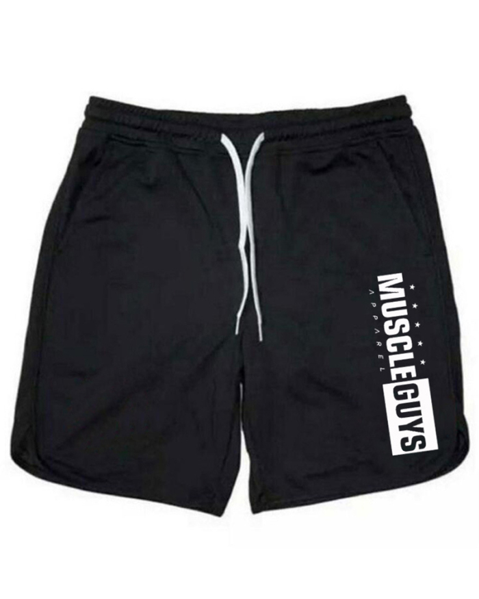 Hot Selling Fitness Men's Shorts Sports Midi Shorts Mesh Breathable Quick Dry Basketball Running Training Shorts Black M-2XL