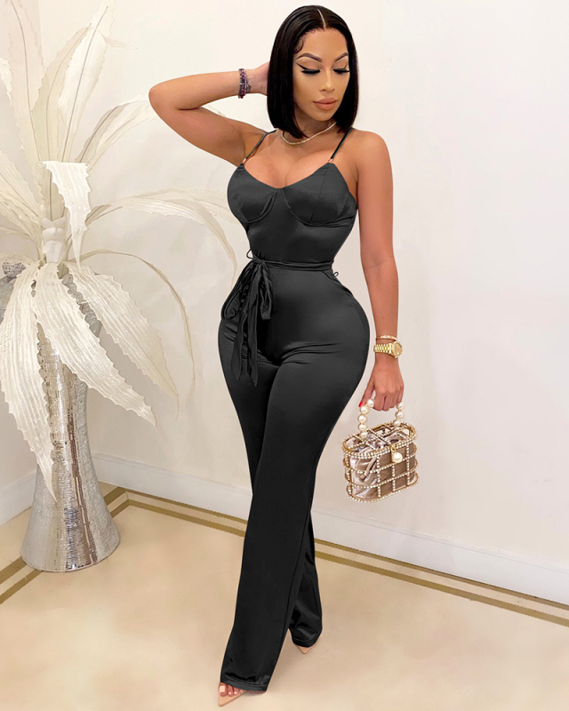 Sleeveless Women New Summer Hot Jumpsuit S-XXL