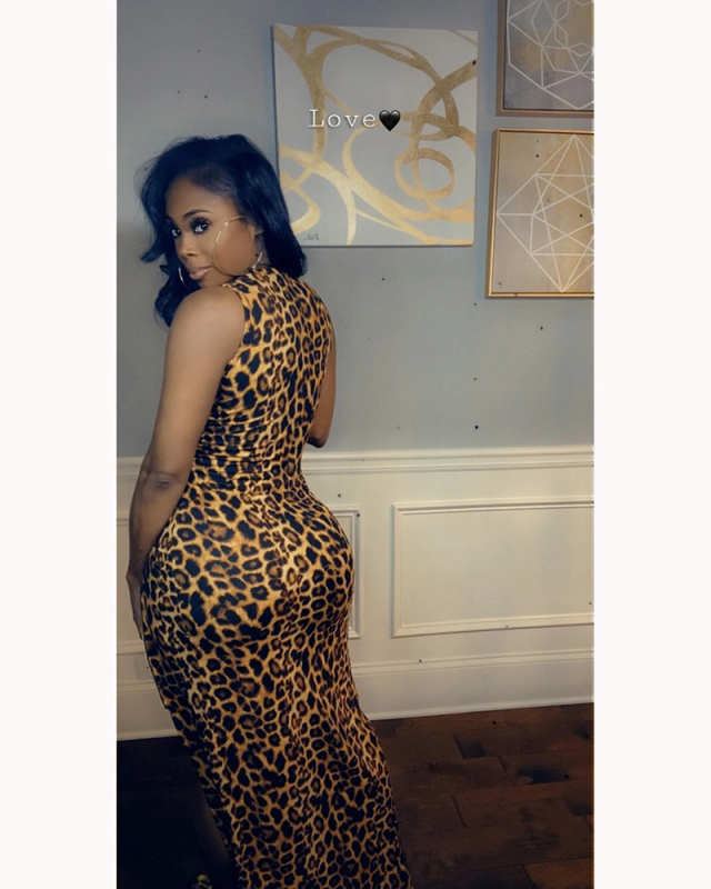 Leopard Sleeveless Women Sexy Dress