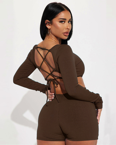 Long Sleeve Women Fashion Autumn Jumpsuit S-2XL