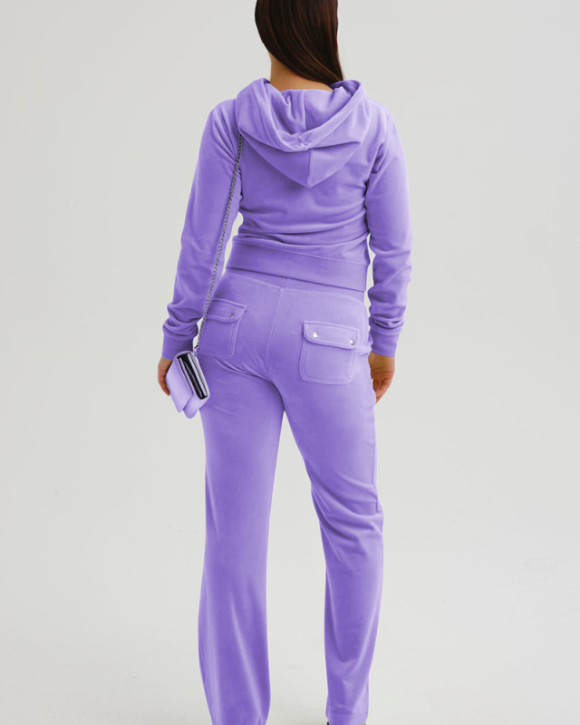 Sporty Women Leisure Wholesale Casual Two Piece Pant Set S-XL