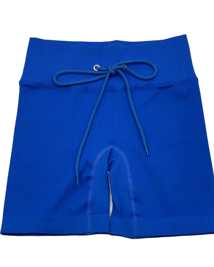 Woman Seamless Classy Knit Sports Shorts S-L