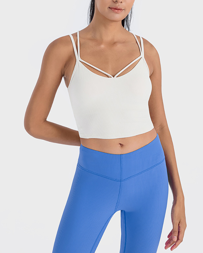 New High Elastic Breathable Sports Yoga Vest 4-12