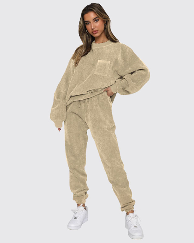 Winter Sporty Women Ladies Two Piece Pant Set S-XXL