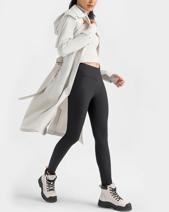 Autumn Winter New Fashion Loose Breathable Waterproof Outdoor Cinch-Back Rain Rebel Jacket 2-8