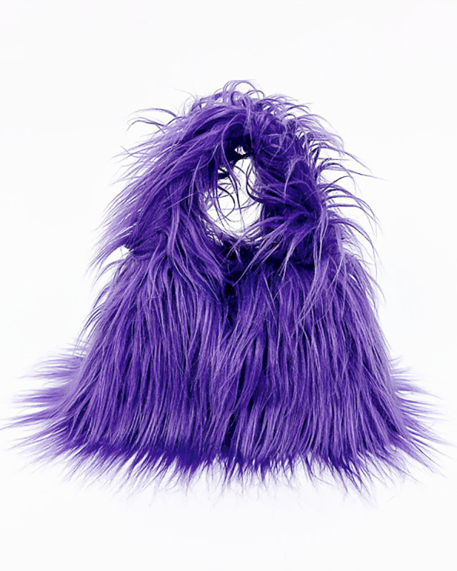 Cute Fur Girl Fashion Purse