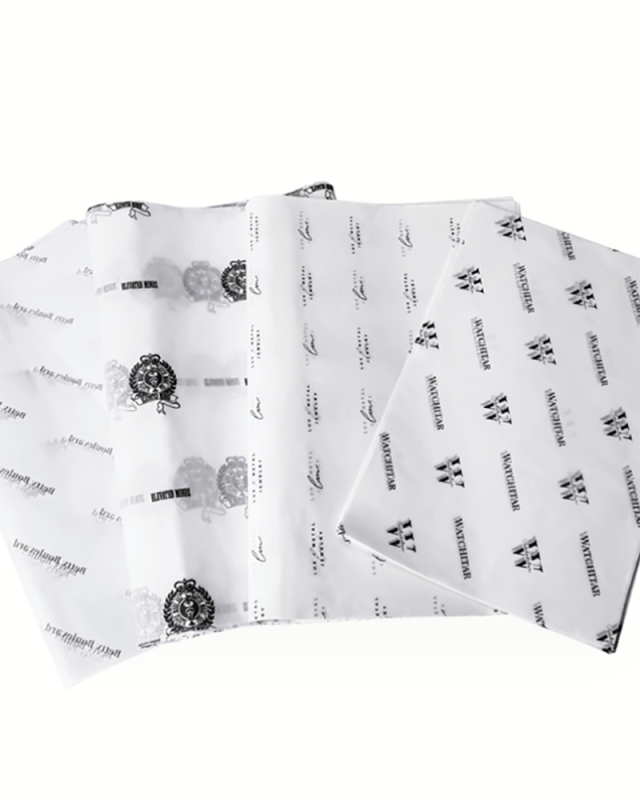 Customs Cheap Price Logo Printed Warpping Tissue Paper Clothing Shoes Package Tissue Paper
