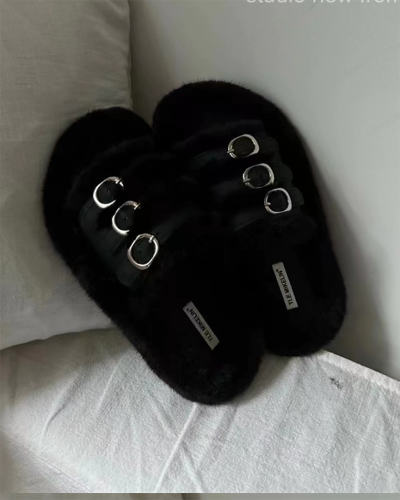 Fur Comfort Women Fashion Sandals