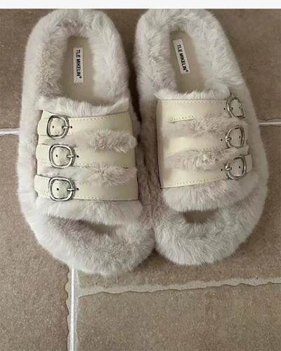 Fur Comfort Women Fashion Sandals