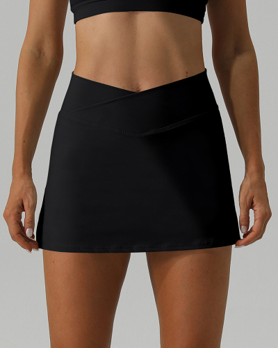 New Yoga Breathable Mini Running Sports Tennis Skirt