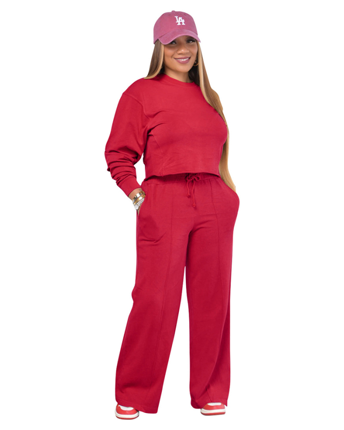Causal Women Sporty Two Piece Pant Outfits S-XXL